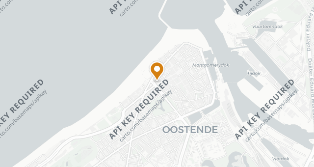 Map showing Café du Parc