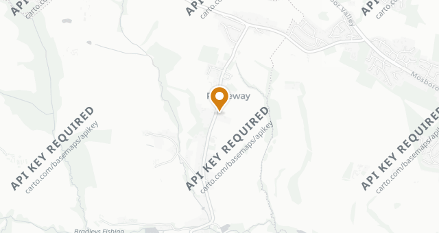 Map showing Old Vicarage