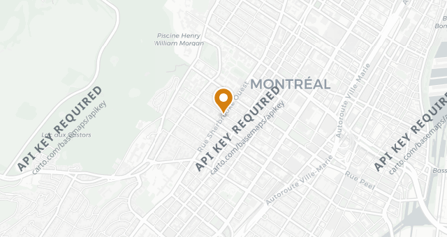 Map showing Maison Boulud