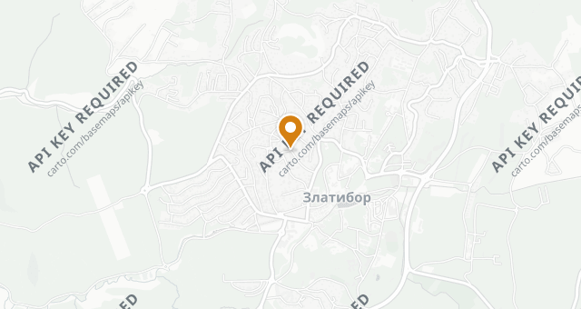 Map showing KAFANA LJUBIŠ