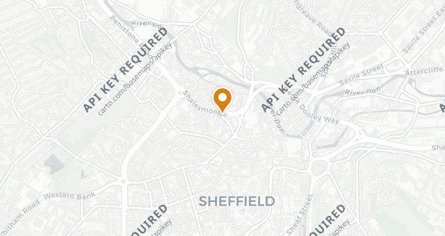 Map showing Native