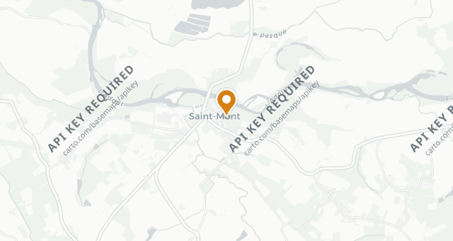 Map showing La Table de Jean-Paul Tossens - Monastère de Saint-Mont