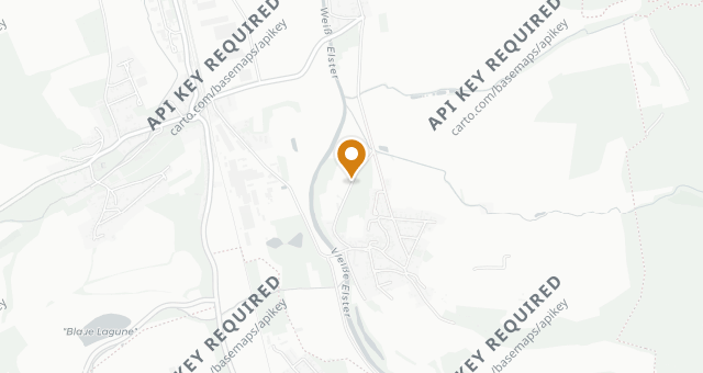 Map showing Alte Sportlerklause Silbitz