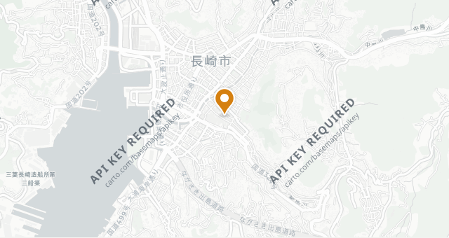Map showing Sushi Hakumo