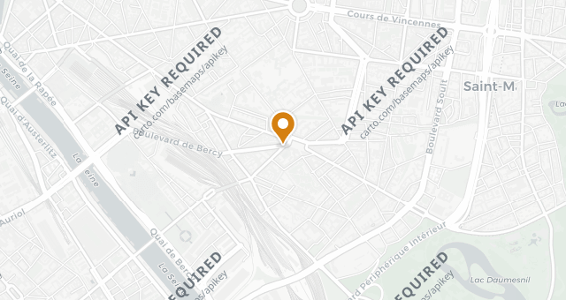 Map showing Au Trou Gascon