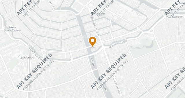 Map showing Amstel Restaurant