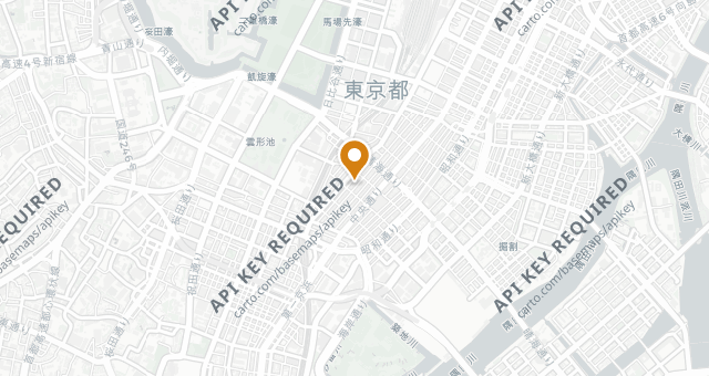 Map showing Gucci Osteria da Massimo Bottura Tokyo