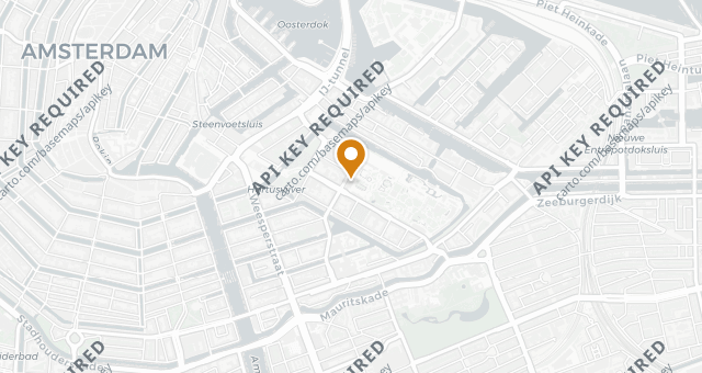 Map showing De Plantage
