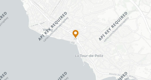 Map showing Grand Hôtel du Lac