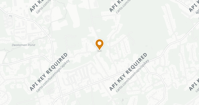 Map showing Stone House at Stirling Ridge