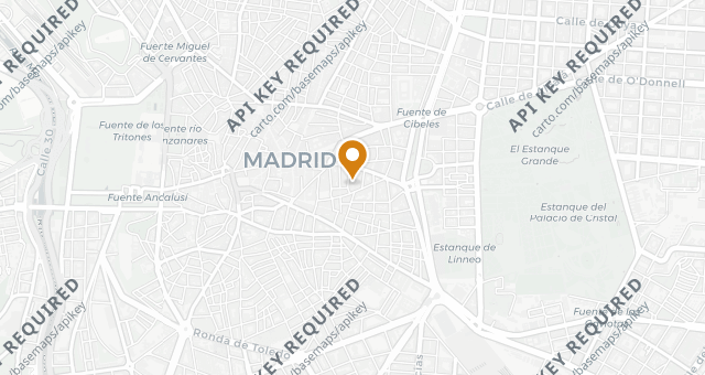 Map showing La Huerta de Tudela