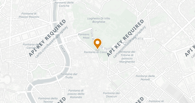 Map showing Villa Medici