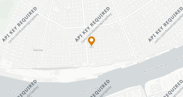 Map showing La Petite Grocery
