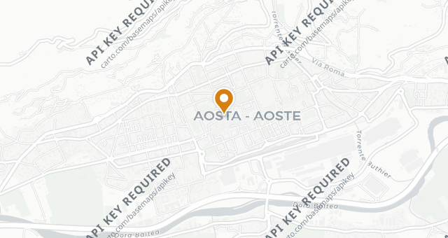 Map showing Gina casa con cucina