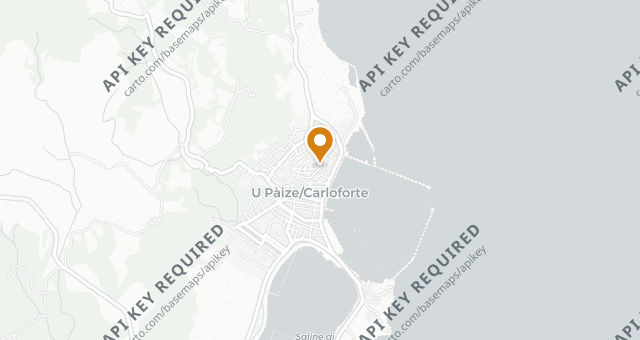 Map showing Al Tonno di Corsa