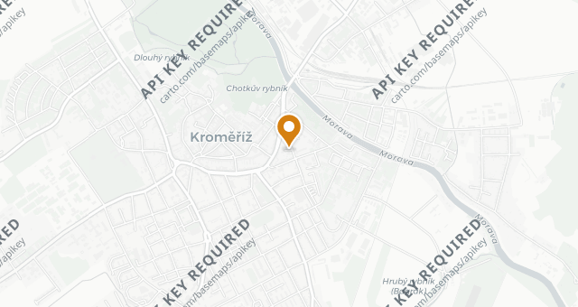 Map showing Restaurant Octárna