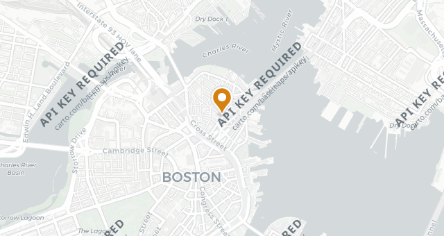 Map showing Mike's Pastry