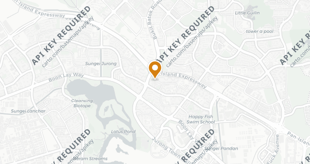 Map showing Hup Hong Chicken Rice