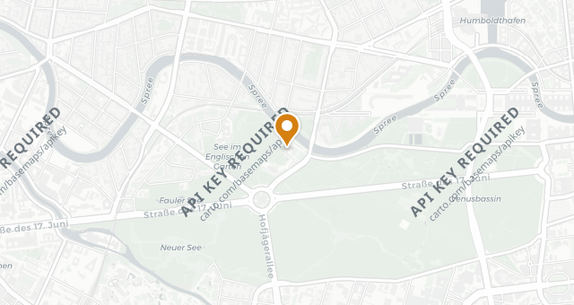Map showing Bellevue Palace