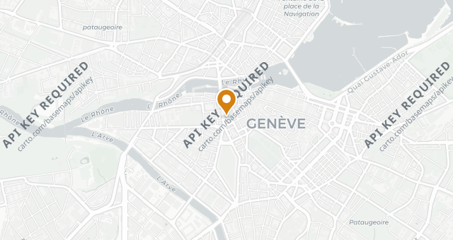 Map showing Café des Banques