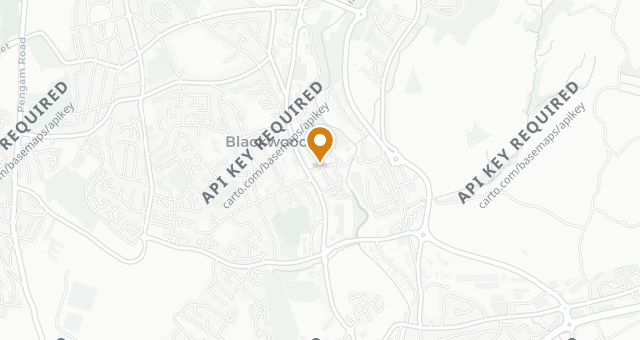 Map showing Blackwood Pantry