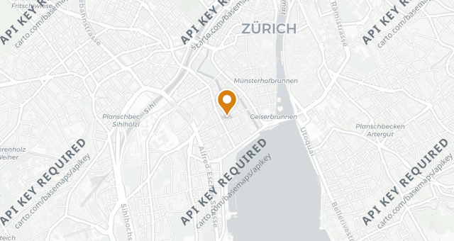 Map showing parkhuus