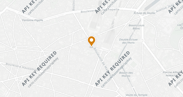 Map showing Chez Marius