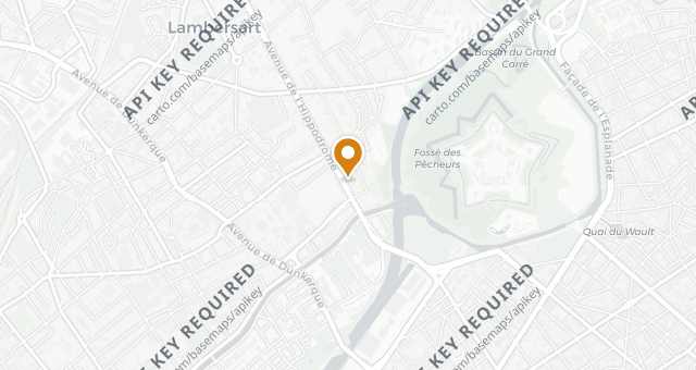 Map showing La Laiterie