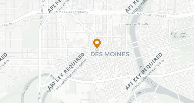 Map showing 801 Chophouse