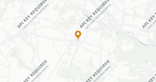 Map showing Auberge du Paradis