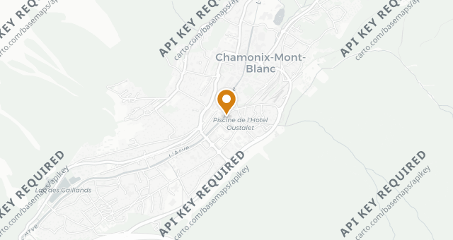 Map showing Le Comptoir des Alpes