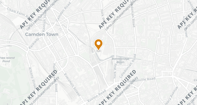 Map showing Barrafina Coal Drops Yard