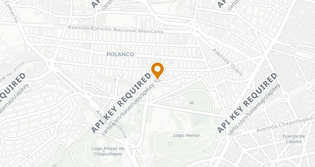 Map showing Alfredo Di Roma Mexico