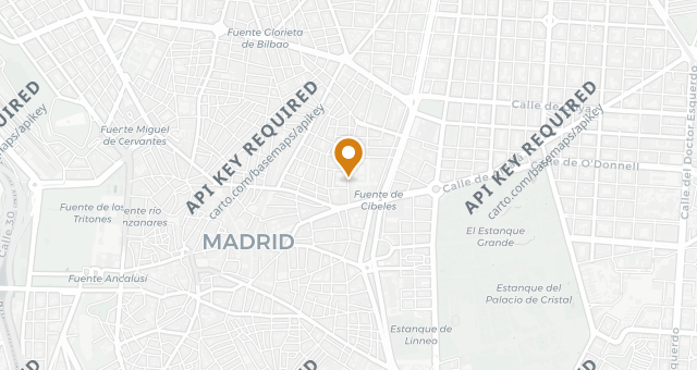 Map showing Chispa Bistró