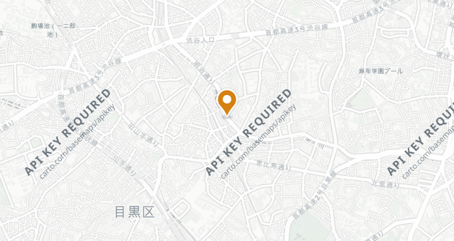 Map showing Bistro YEBISU
