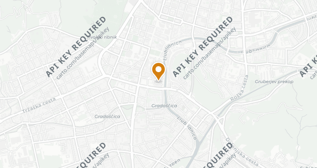 Map showing Restavracija Shambala