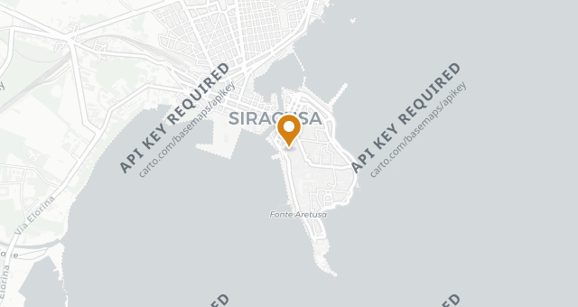 Map showing Porta Marina da Salvo