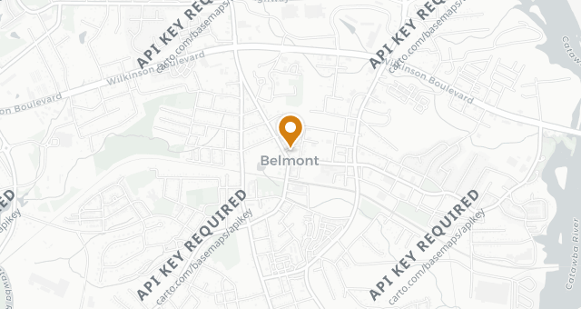 Map showing The String Bean