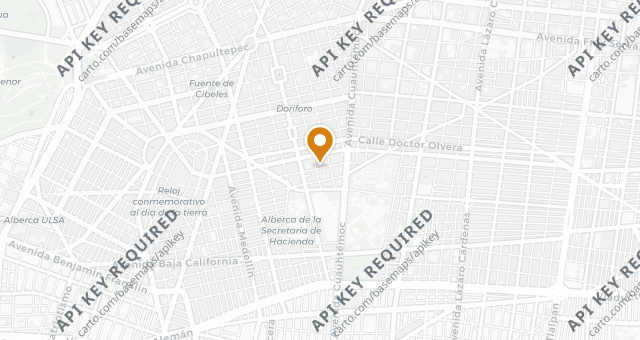 Map showing Tacos Los Alexis