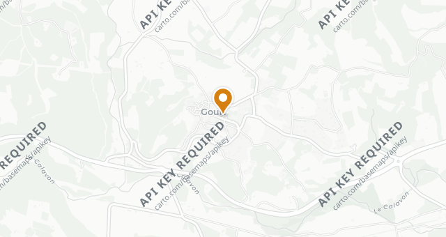Map showing La Terrasse