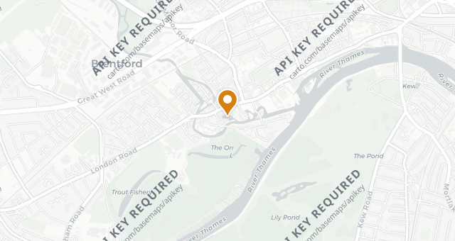 Map showing Sam’s Waterside