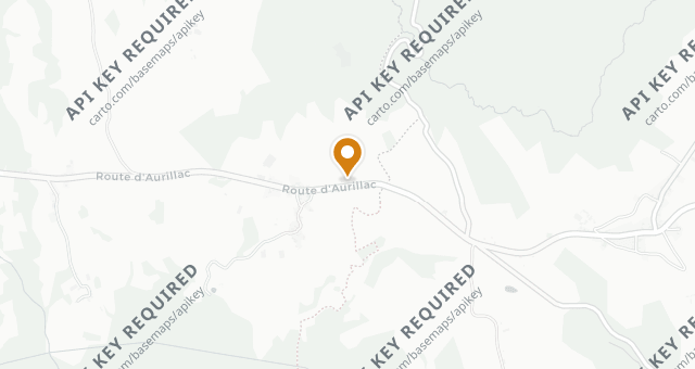 Map showing Relais du Teulet