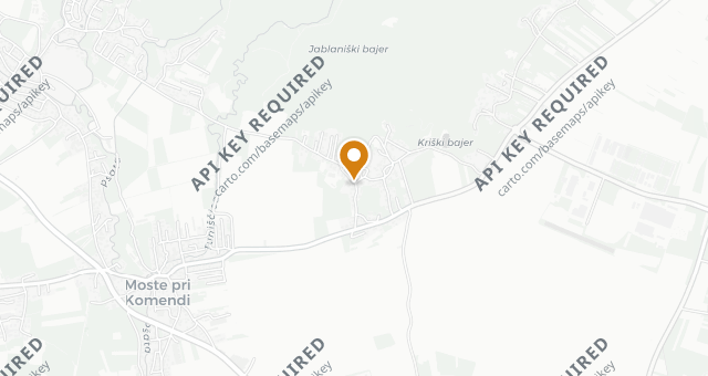 Map showing Gostilna Čubr