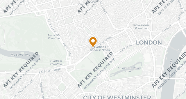 Map showing HIDE