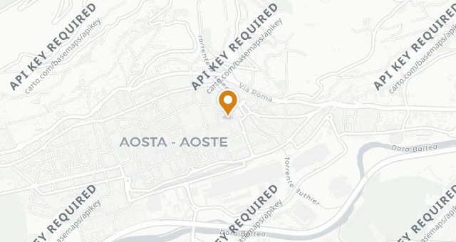 Map showing Osteria da Nando