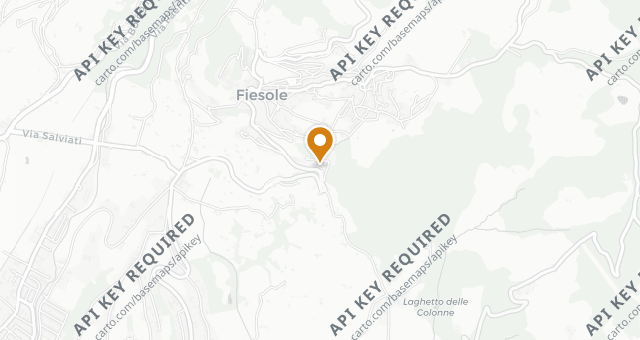 Map showing Serrae Villa Fiesole