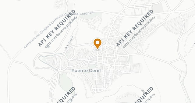 Map showing Casa Pedro
