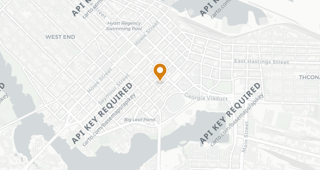 Map showing Fanny Bay Oyster Bar