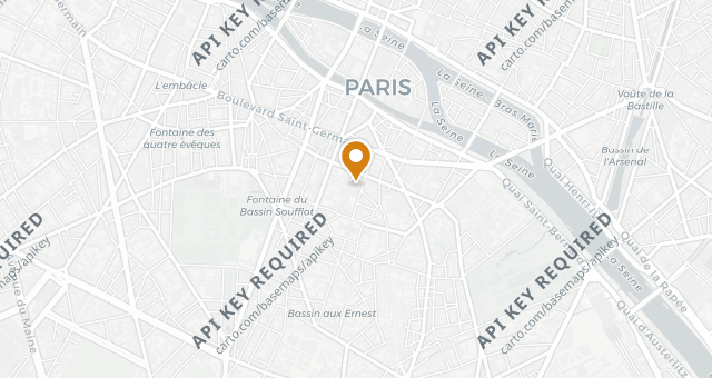 Map showing Lucide