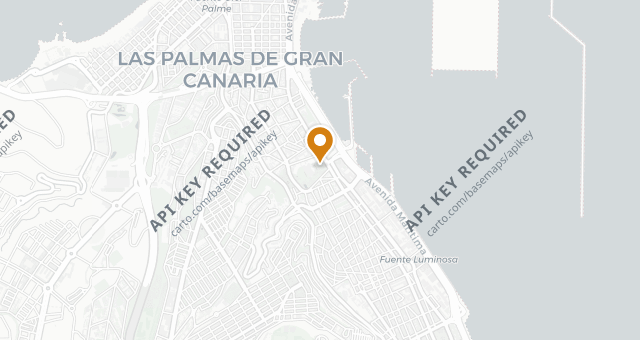 Map showing Poemas by Hermanos Padrón